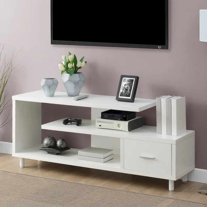 TV-Schrank mit Schublade und Ablagen für TVs bis zu 65 Zoll