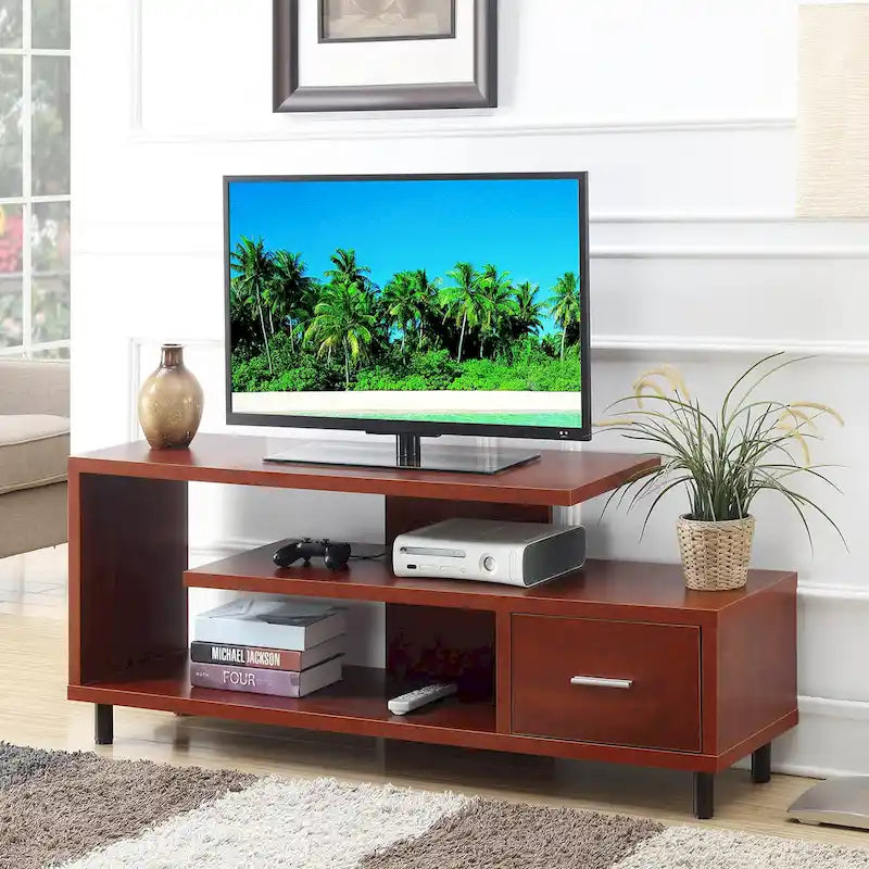 TV-Schrank mit Schublade und Ablagen für TVs bis zu 65 Zoll