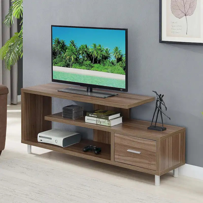TV-Schrank mit Schublade und Ablagen für TVs bis zu 65 Zoll