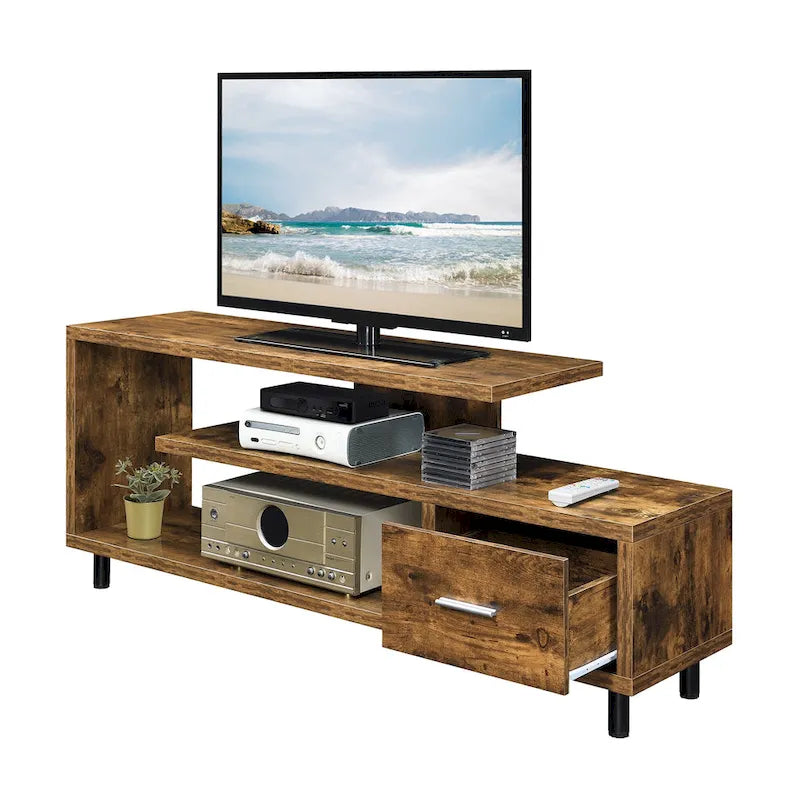 TV-Schrank mit Schublade und Ablagen für TVs bis zu 65 Zoll