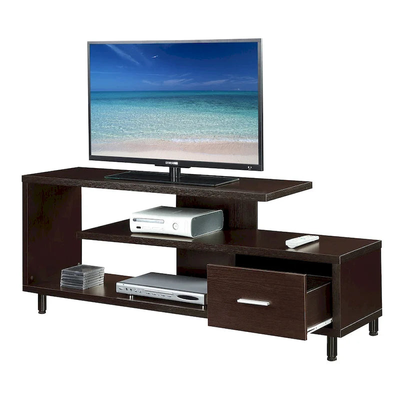 TV-Schrank mit Schublade und Ablagen für TVs bis zu 65 Zoll