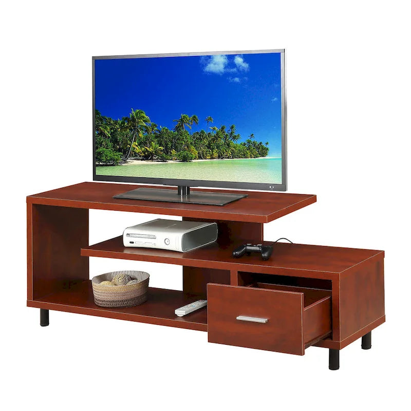 TV-Schrank mit Schublade und Ablagen für TVs bis zu 65 Zoll