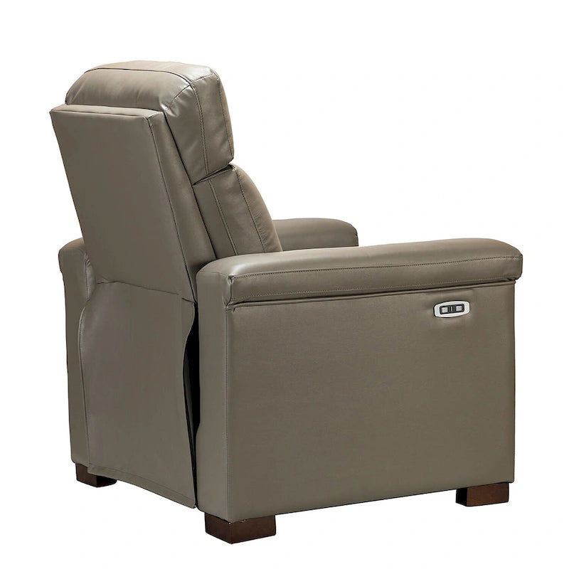 34,65 Zoll breiter Relaxsessel aus echtem Leder mit USB-Anschluss (2er-Set)