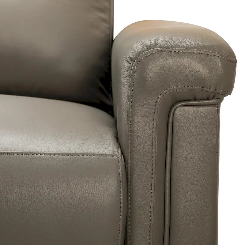 34,65 Zoll breiter Relaxsessel aus echtem Leder mit USB-Anschluss (2er-Set)