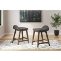 Gepolsterte Barhocker mit Thekenhöhe im 2er-Set – 48B x 51T x 74H