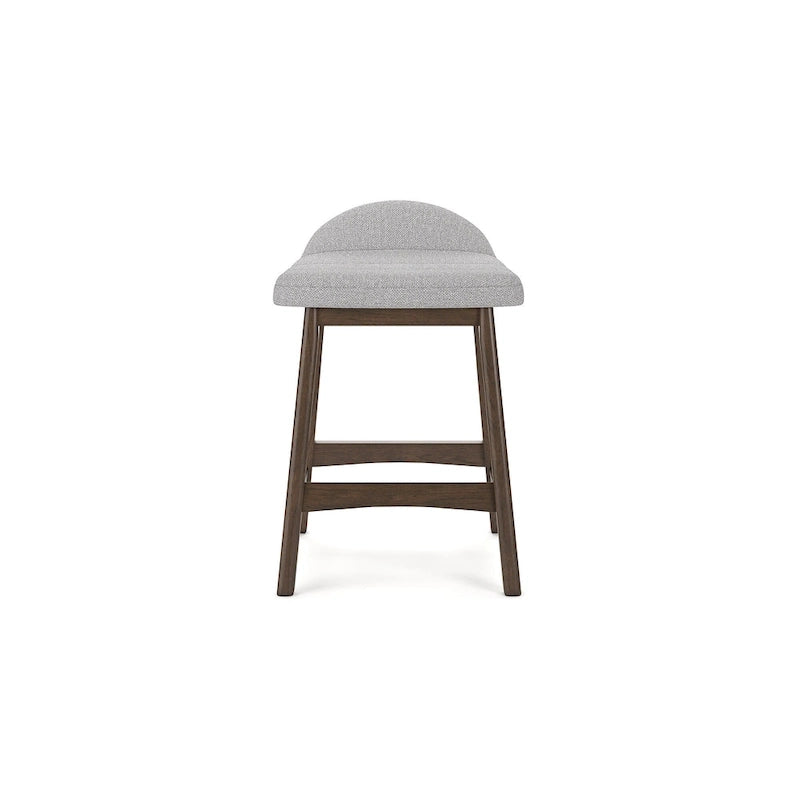 Gepolsterte Barhocker mit Thekenhöhe im 2er-Set – 48B x 51T x 74H