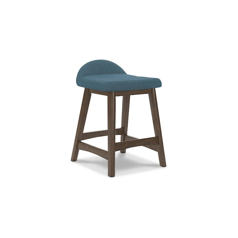Gepolsterte Barhocker mit Thekenhöhe im 2er-Set – 48B x 51T x 74H