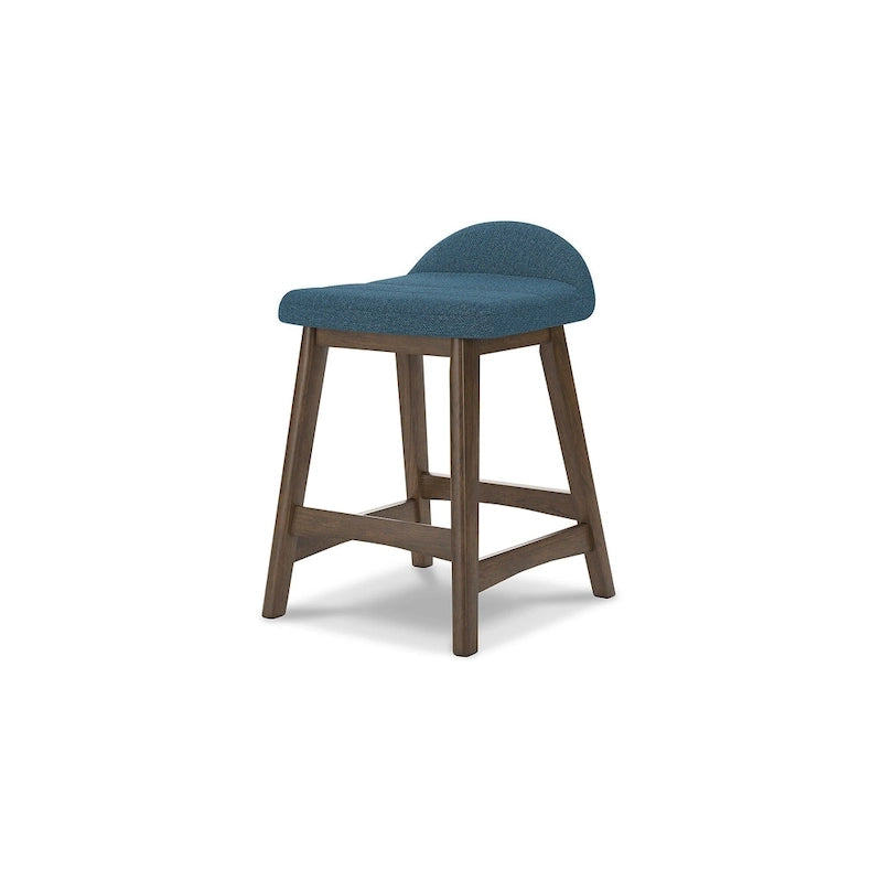 Gepolsterte Barhocker mit Thekenhöhe im 2er-Set – 48B x 51T x 74H