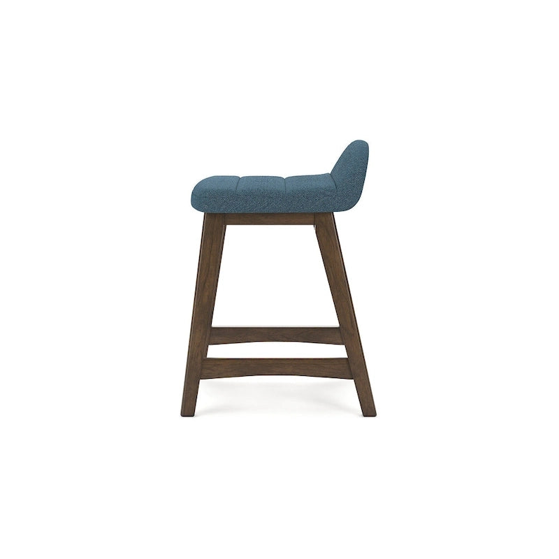 Gepolsterte Barhocker mit Thekenhöhe im 2er-Set – 48B x 51T x 74H
