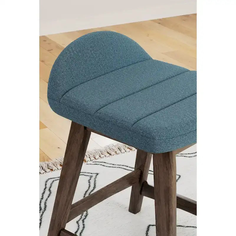 Gepolsterte Barhocker mit Thekenhöhe im 2er-Set – 48B x 51T x 74H