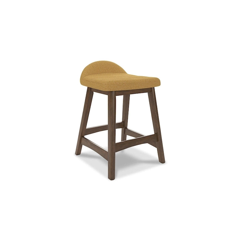 Gepolsterte Barhocker mit Thekenhöhe im 2er-Set – 48B x 51T x 74H