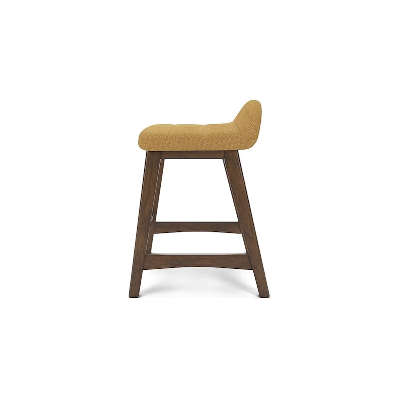 Gepolsterte Barhocker mit Thekenhöhe im 2er-Set – 48B x 51T x 74H