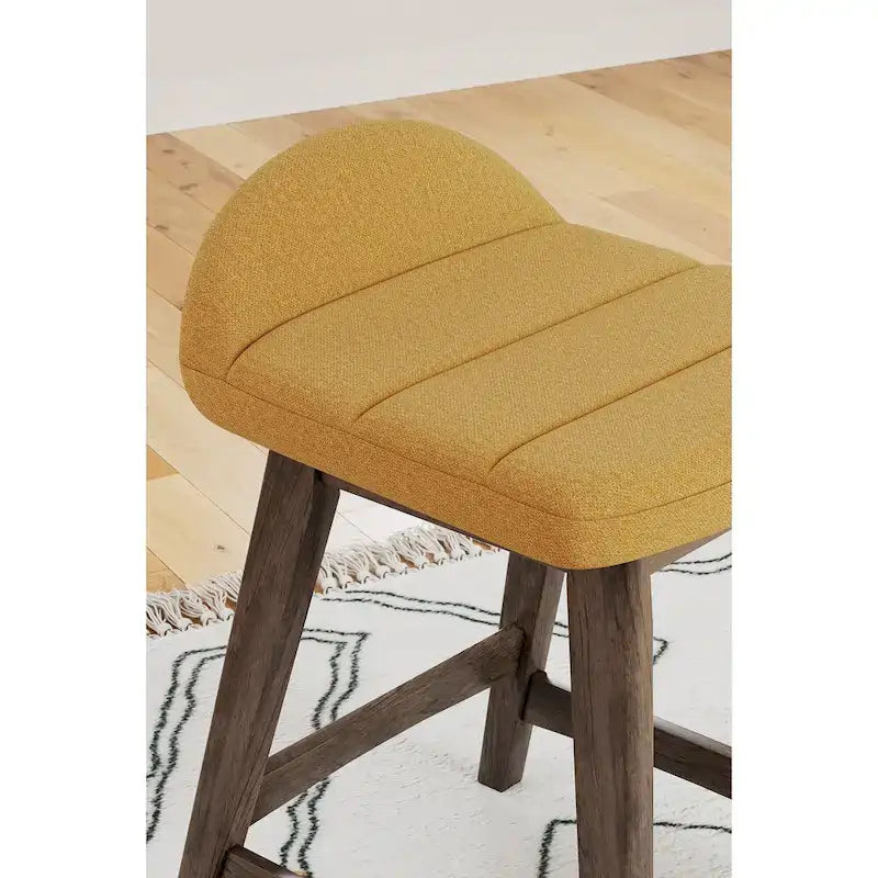 Gepolsterte Barhocker mit Thekenhöhe im 2er-Set – 48B x 51T x 74H