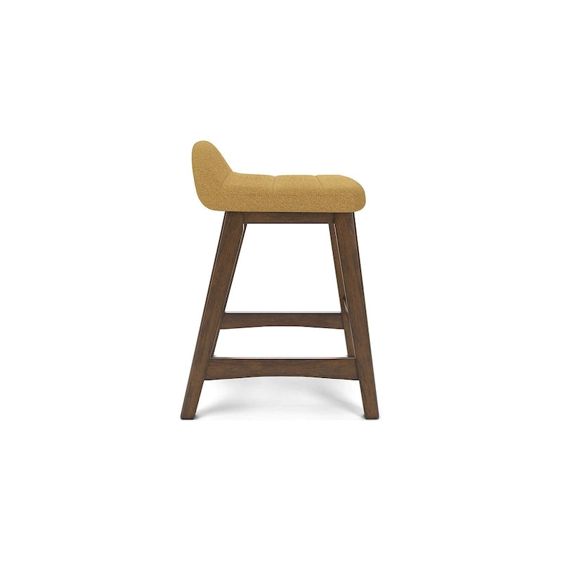 Gepolsterte Barhocker mit Thekenhöhe im 2er-Set – 48B x 51T x 74H