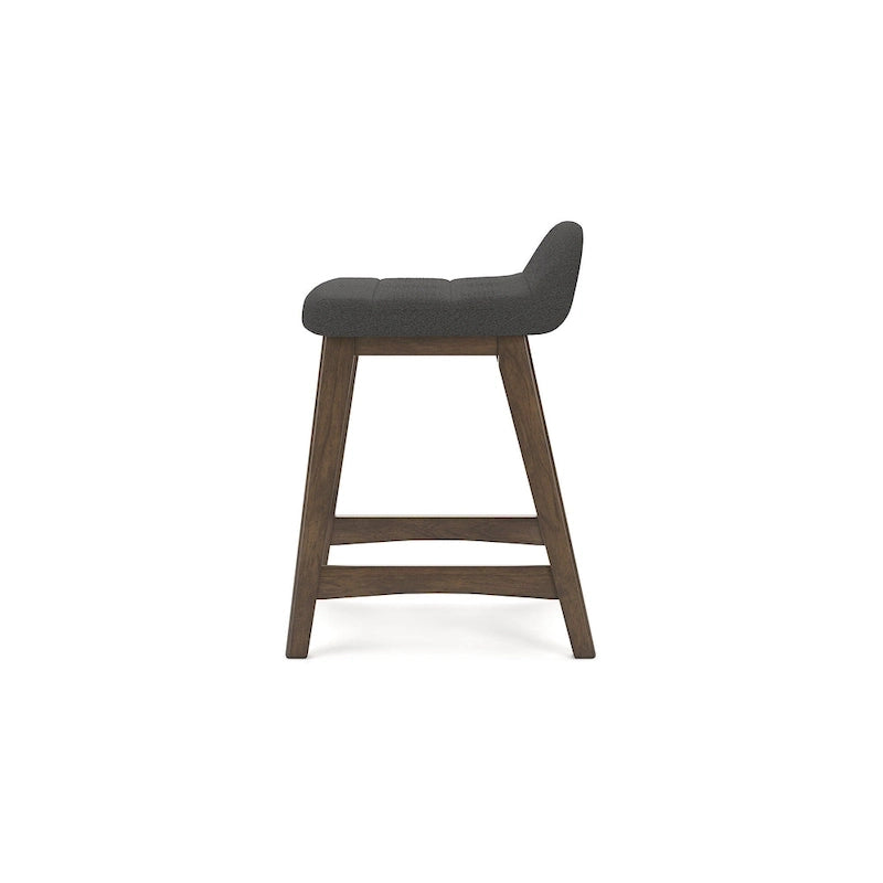Gepolsterte Barhocker mit Thekenhöhe im 2er-Set – 48B x 51T x 74H