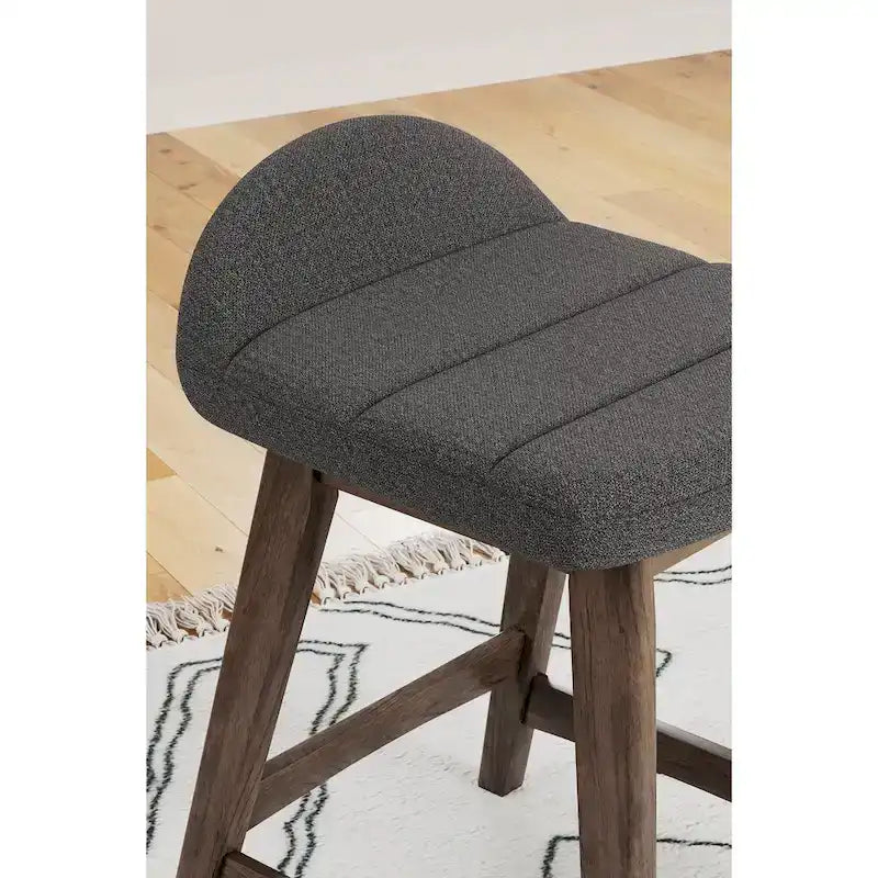 Gepolsterte Barhocker mit Thekenhöhe im 2er-Set – 48B x 51T x 74H