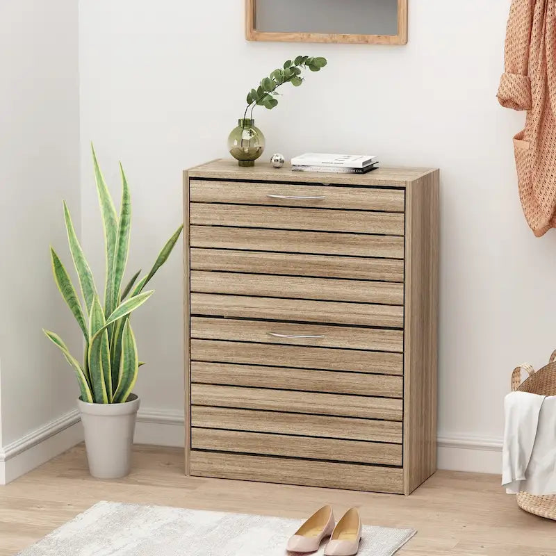2-Schubladen-Schuhschrank-Organizer zum Ausklappen