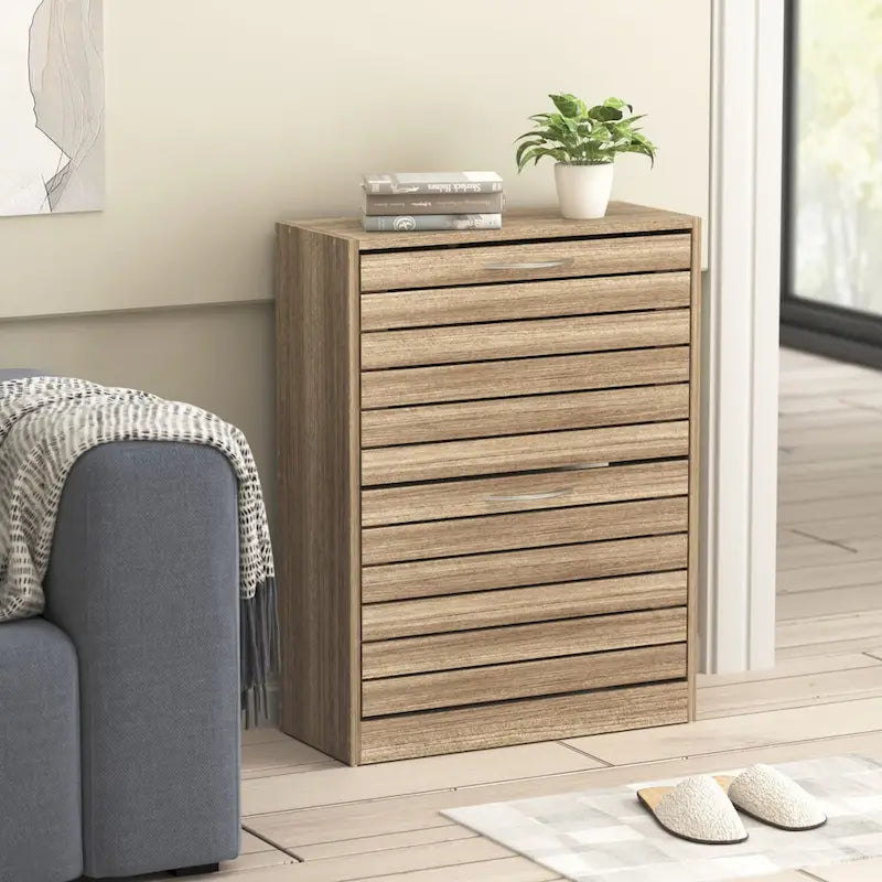 2-Schubladen-Schuhschrank-Organizer zum Ausklappen