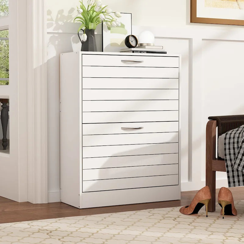 2-Schubladen-Schuhschrank-Organizer zum Ausklappen
