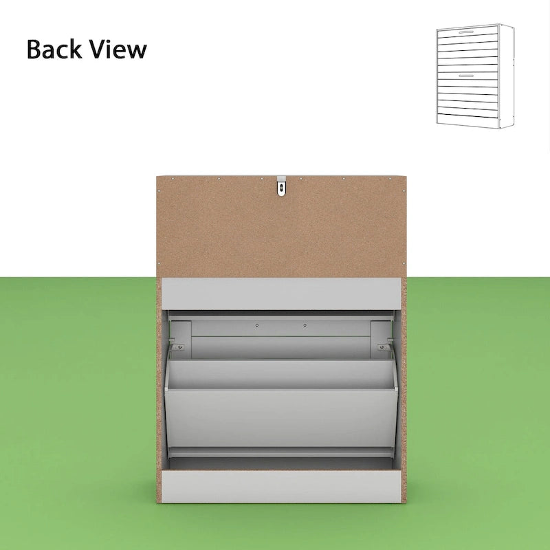 2-Schubladen-Schuhschrank-Organizer zum Ausklappen