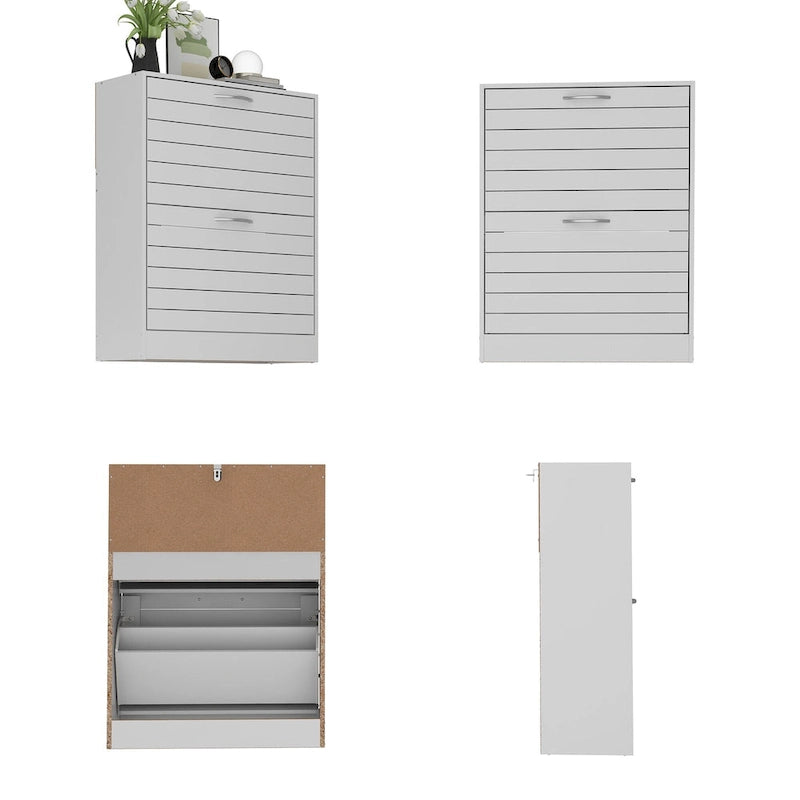 2-Schubladen-Schuhschrank-Organizer zum Ausklappen