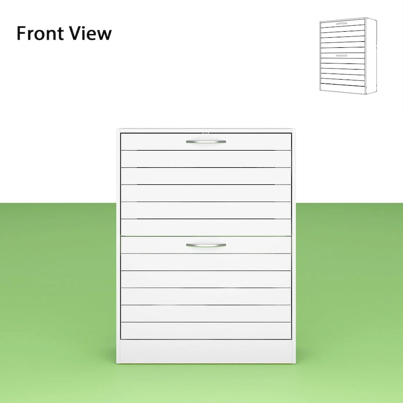 2-Schubladen-Schuhschrank-Organizer zum Ausklappen