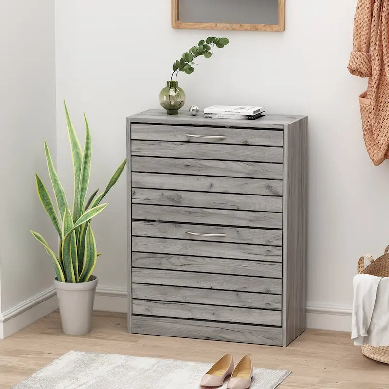 2-Schubladen-Schuhschrank-Organizer zum Ausklappen