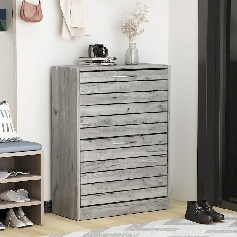 2-Schubladen-Schuhschrank-Organizer zum Ausklappen