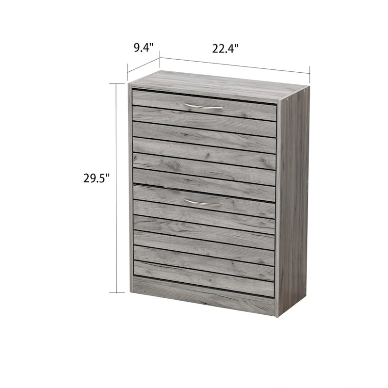 2-Schubladen-Schuhschrank-Organizer zum Ausklappen