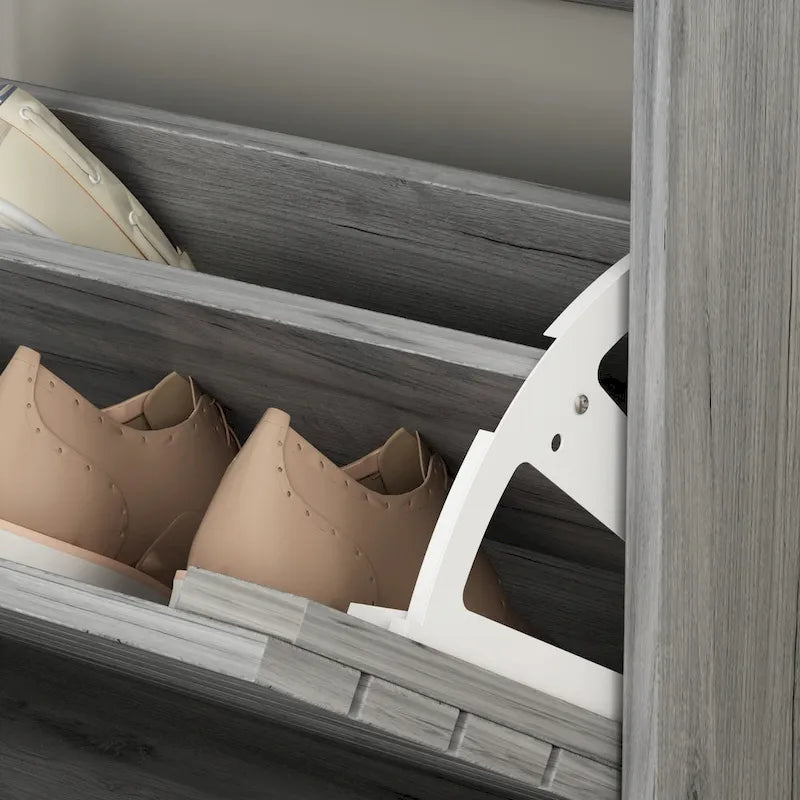 2-Schubladen-Schuhschrank-Organizer zum Ausklappen