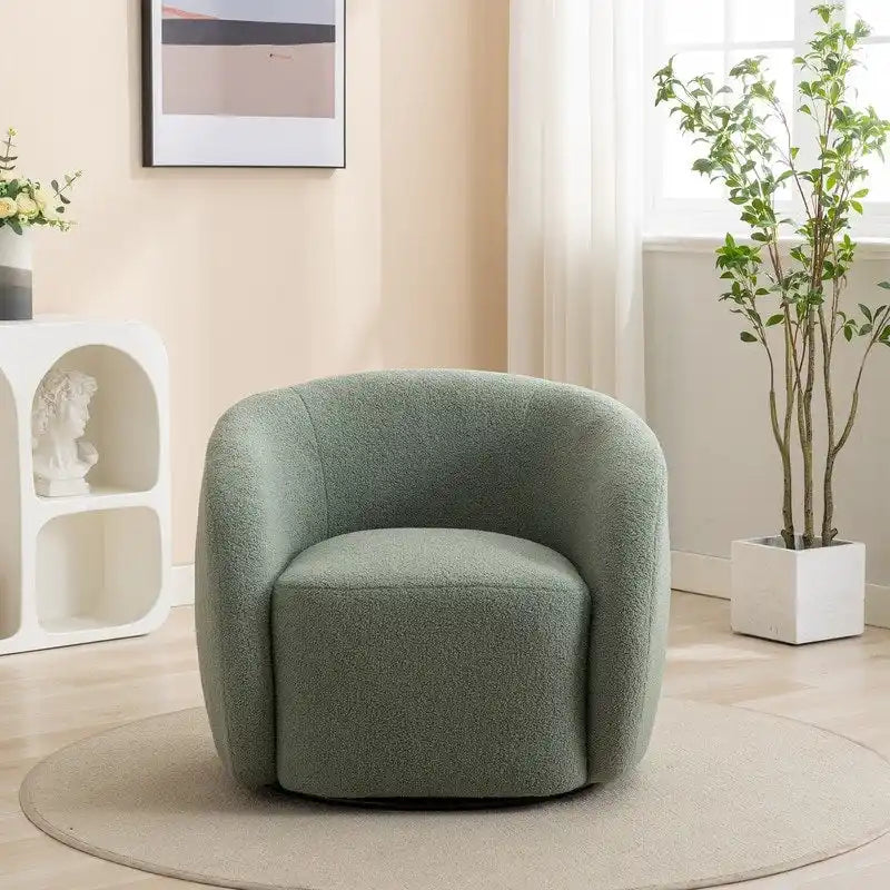 Moderner Glamour Polster-Sessel, 360 Grad drehbar