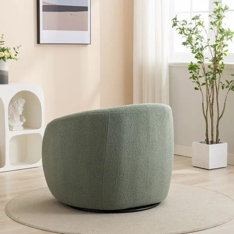Moderner Glamour Polster-Sessel, 360 Grad drehbar