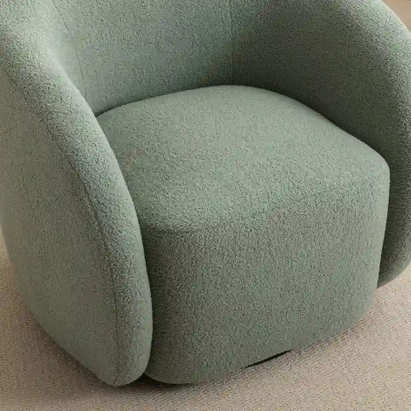 Moderner Glamour Polster-Sessel, 360 Grad drehbar