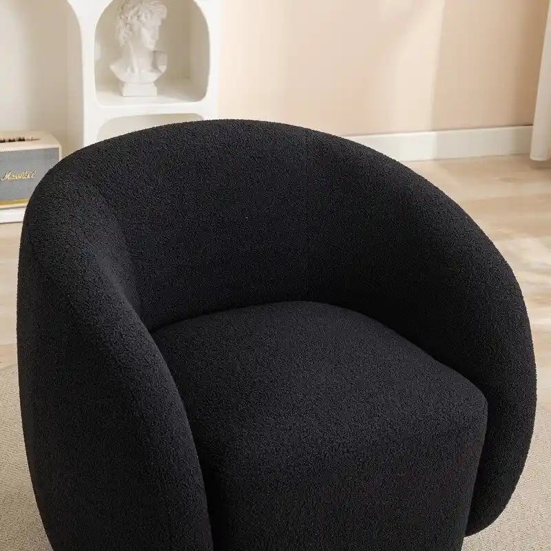 Moderner Glamour Polster-Sessel, 360 Grad drehbar