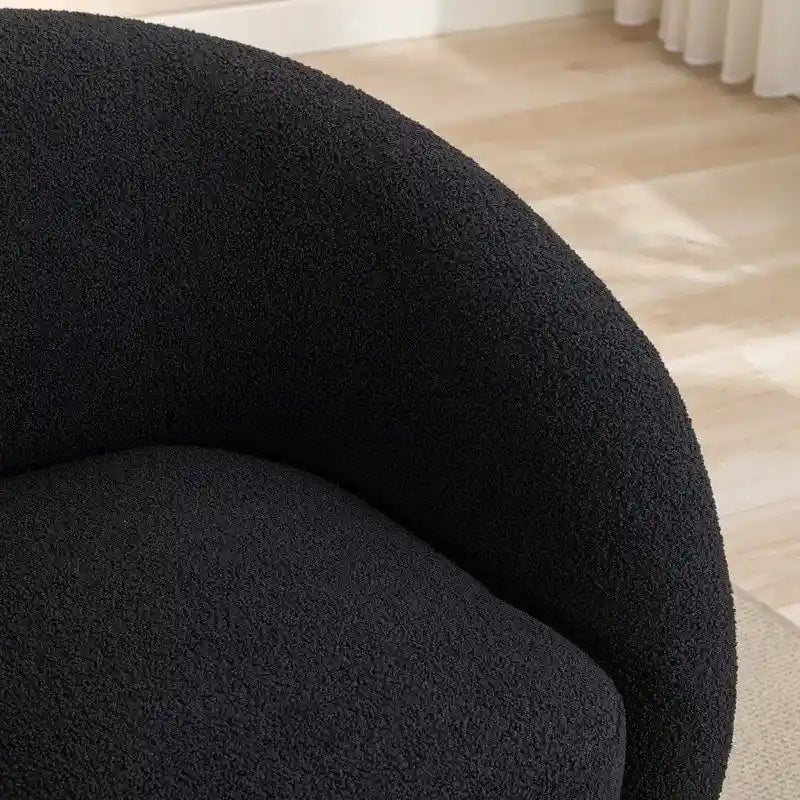 Moderner Glamour Polster-Sessel, 360 Grad drehbar