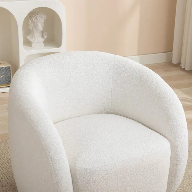 Moderner Glamour Polster-Sessel, 360 Grad drehbar