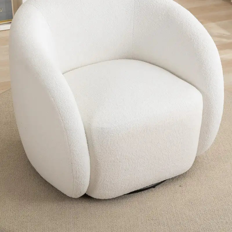Moderner Glamour Polster-Sessel, 360 Grad drehbar