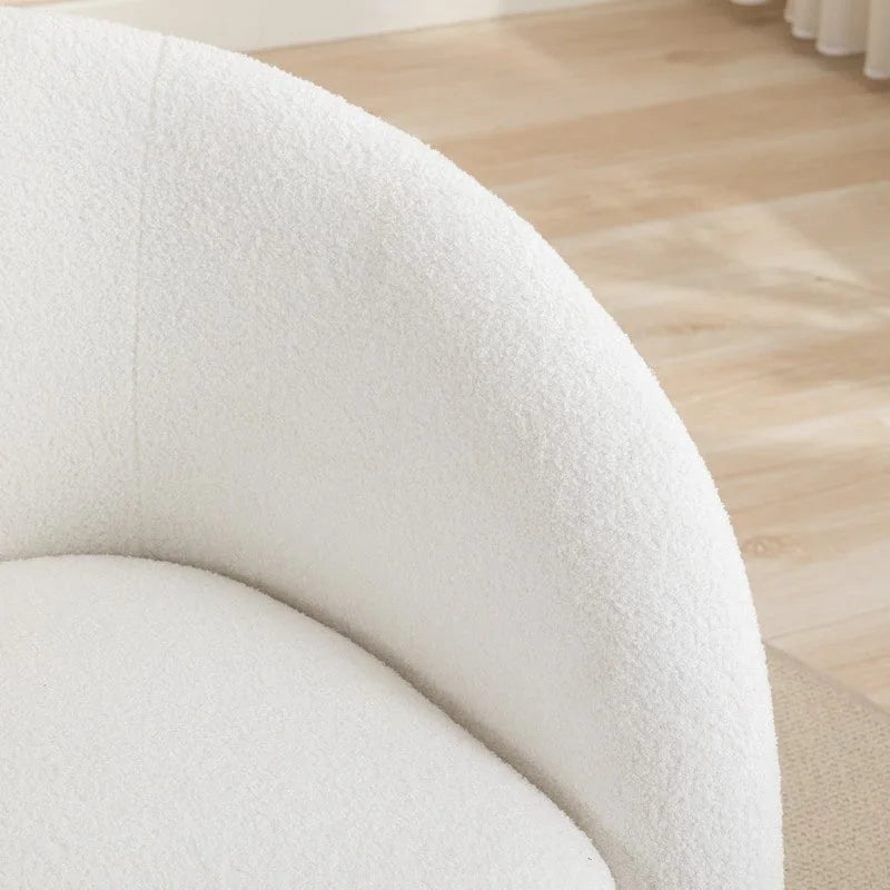 Moderner Glamour Polster-Sessel, 360 Grad drehbar