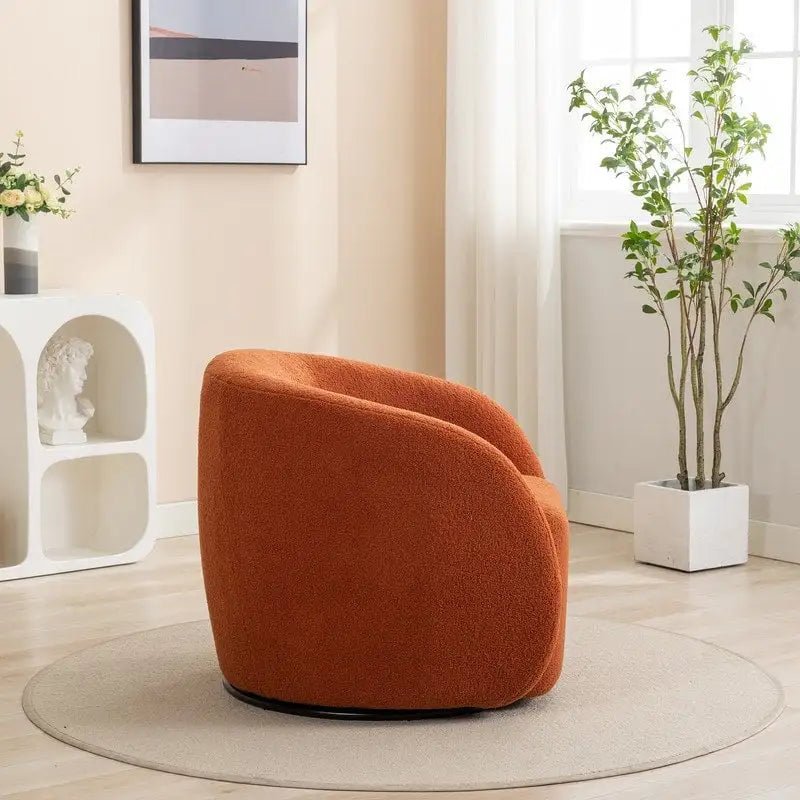 Moderner Glamour Polster-Sessel, 360 Grad drehbar