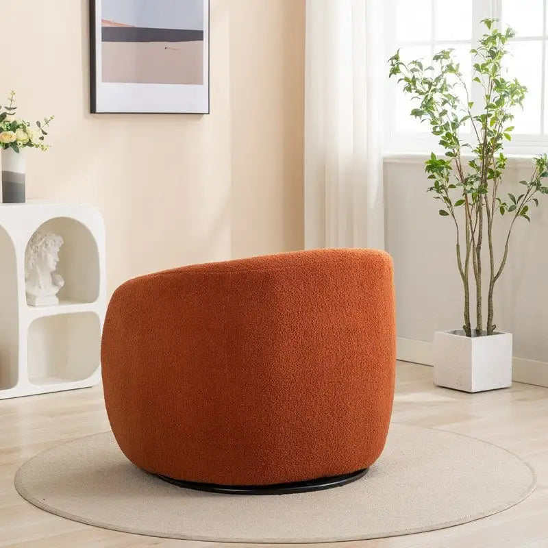 Moderner Glamour Polster-Sessel, 360 Grad drehbar