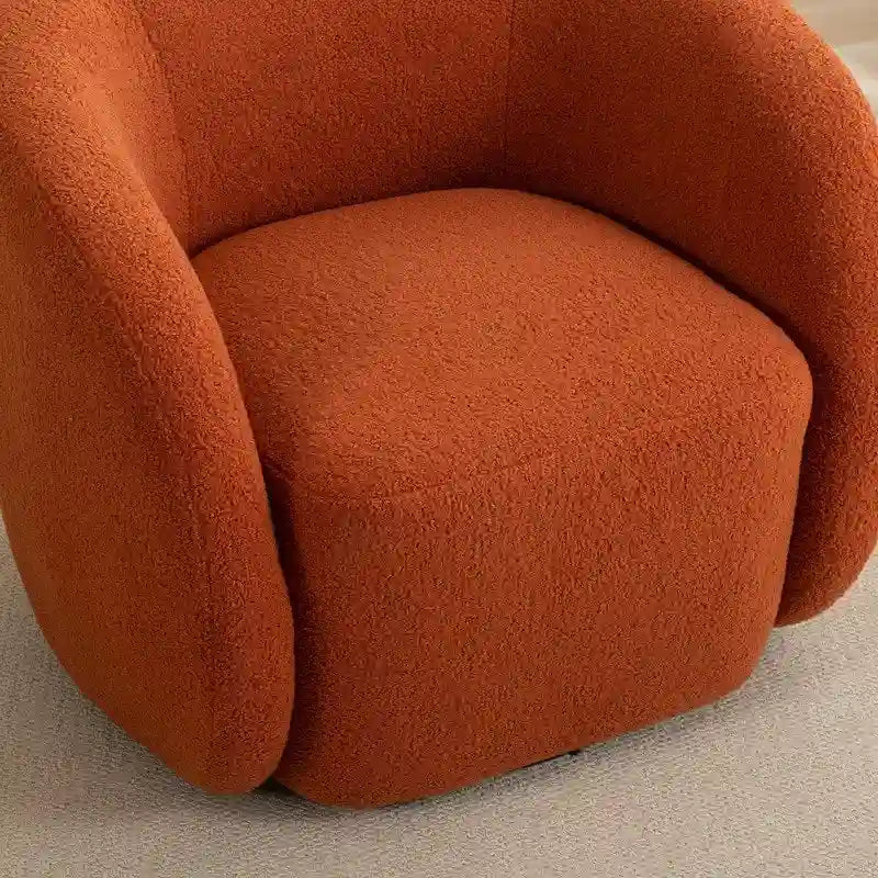 Moderner Glamour Polster-Sessel, 360 Grad drehbar