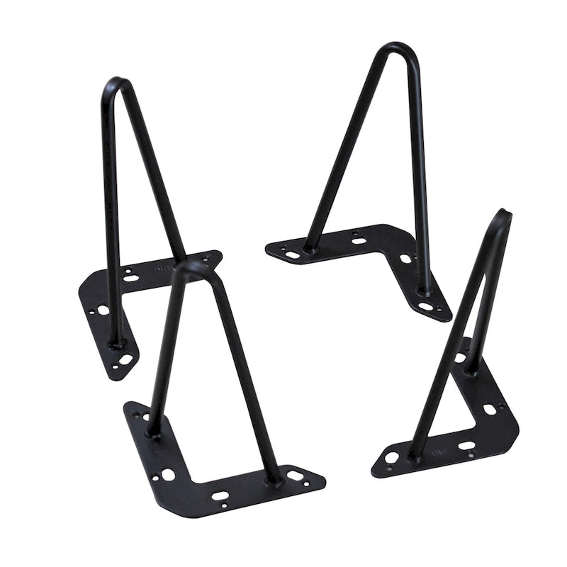 4er-Set Hairpin-Tischbeine aus Metall, Möbelfüße