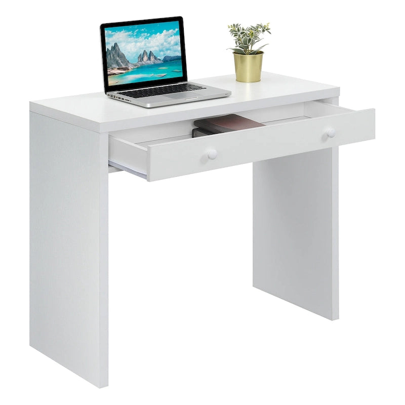 1-Schubladen-Schreibtisch und Flur-Eingangstisch, 91 cm