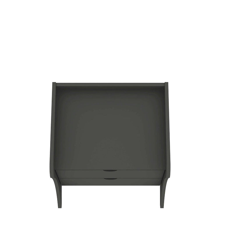Nachttisch mit 2 Schubladen im Mid-Century Modern-Stil