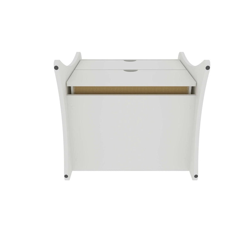 Nachttisch mit 2 Schubladen im Mid-Century Modern-Stil