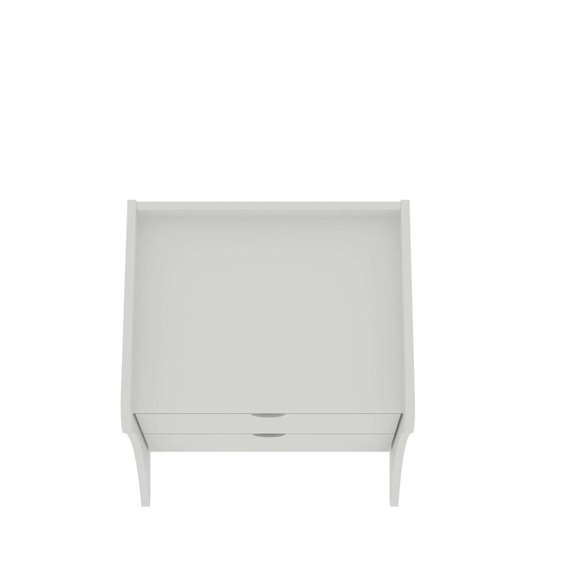 Nachttisch mit 2 Schubladen im Mid-Century Modern-Stil