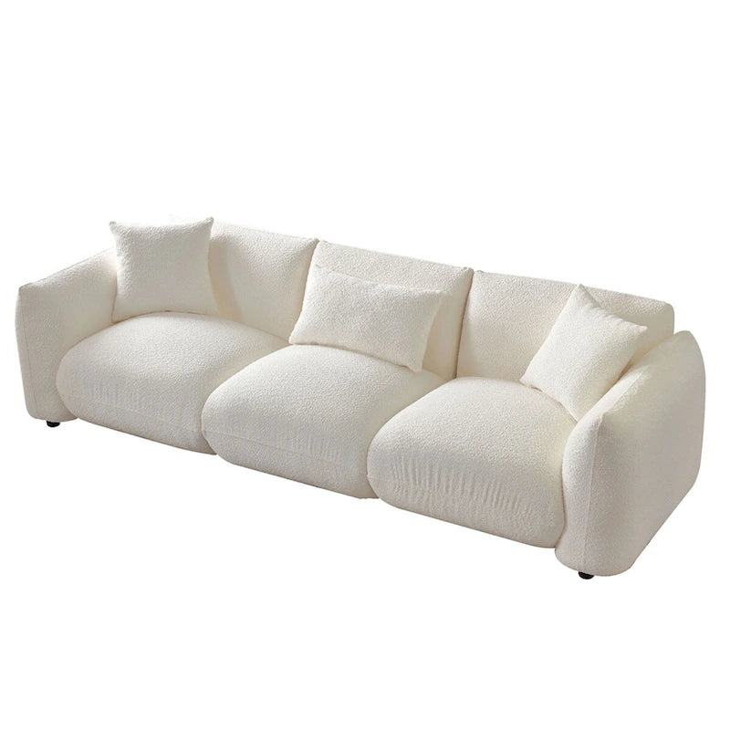 Polster-Ecksofa mit Ottomane