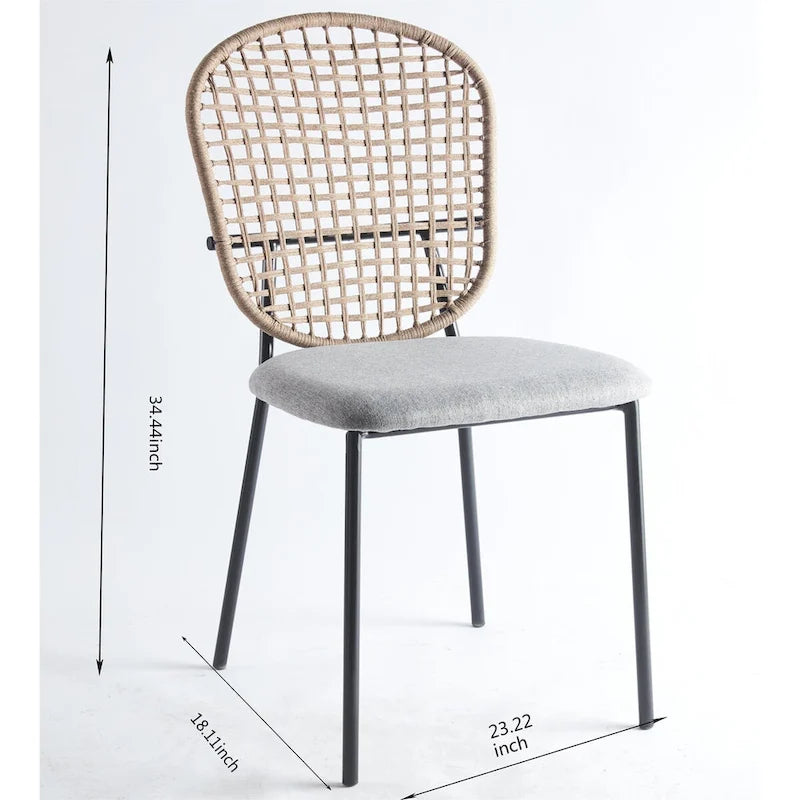 Modernes 5-teiliges Esszimmertisch-Set für 4–6 Personen